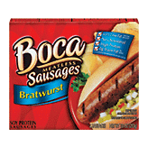 Boca&nbsp;Soy Protein Sausages&nbsp;Bratwurst 4 Ct Full-Size Picture
